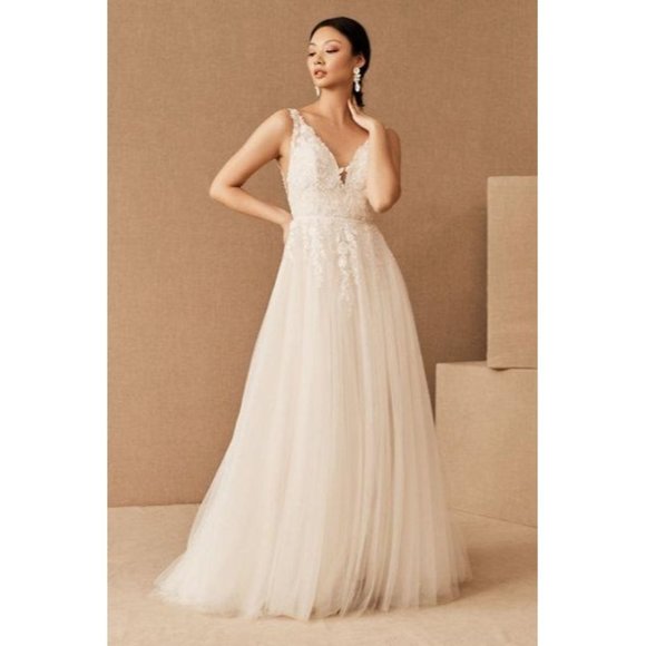 Wtoo Dresses & Skirts - BHLDN Wtoo Vielle Wedding Gown Size 6 and 20W NEW